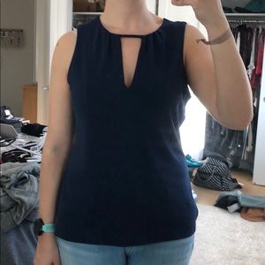 Express navy blue tank top